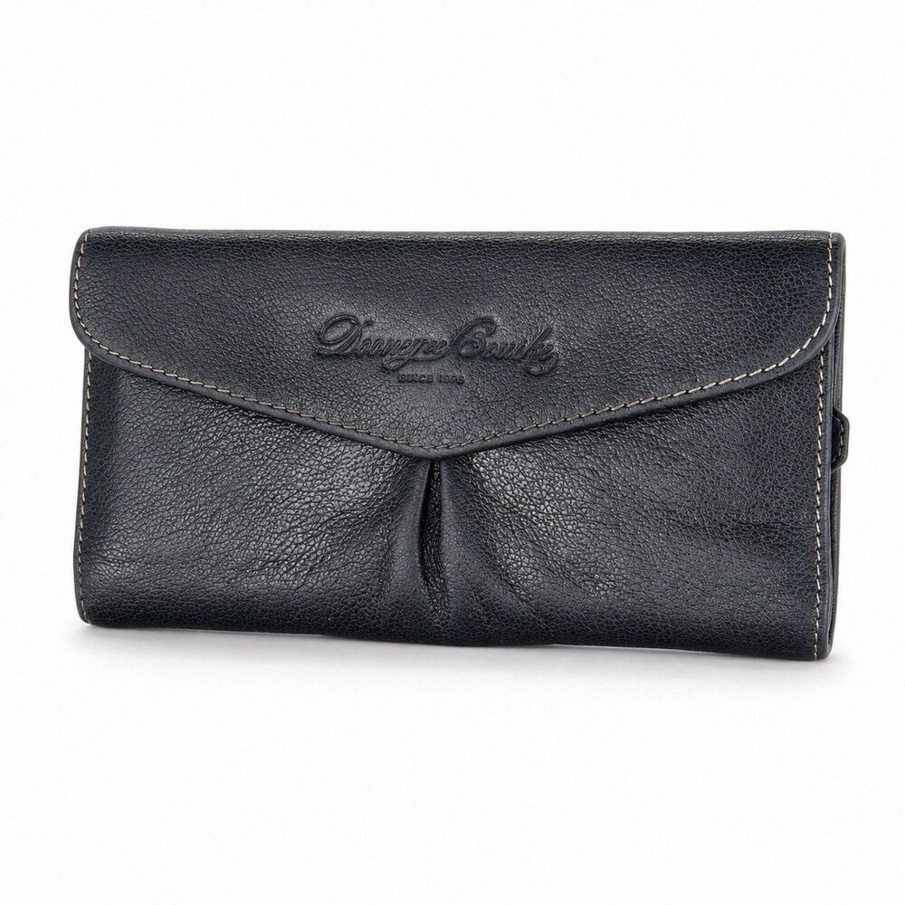 Dooney & Bourke Luca Black Leather Wallet